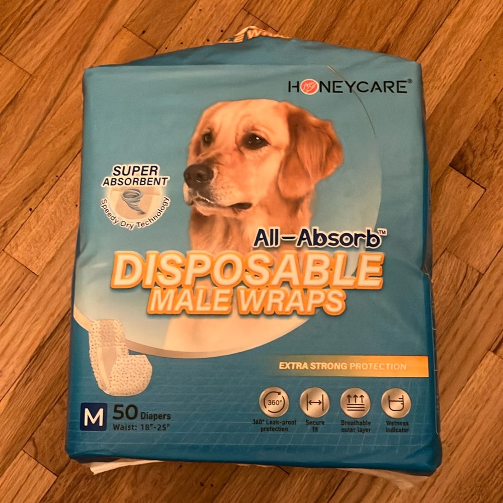 Disposable Male Absorbent Wraps